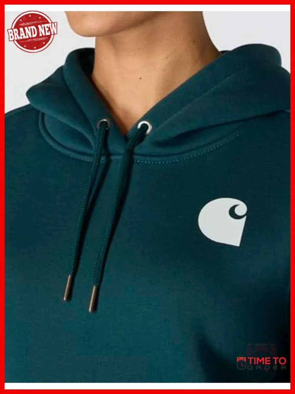 Pullover Hoodie with Kangaroo Pocket and Media Pocket